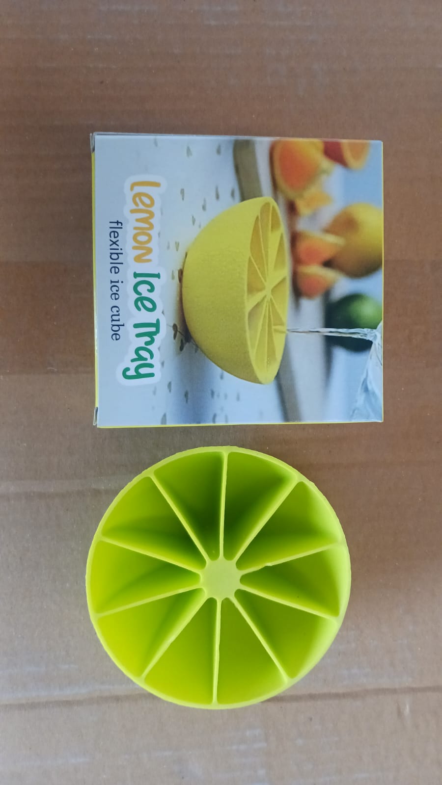 Lemon Shape Flexible Silicone Ice Cube Tray – 8-Slot Round Ice Mold (1 Pc) Lemon Shape Flexible Silicone Ice Cube Tray – 8-Slot Round Ice Mold (1 Pc)